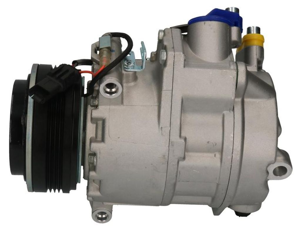 Klimakompressor 12 V Ø 110 mm BOSCH IAM-Expertise passend für u.a. BMW X5