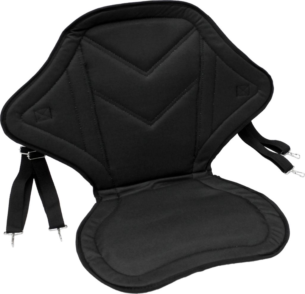 ECD Germany Kajaksitz mit verstellbare Rücklehne für SUP Board, 62x43 cm, Stand UP Paddle Board Surfboard einfache Befestigung, gepolsterter Ruts...