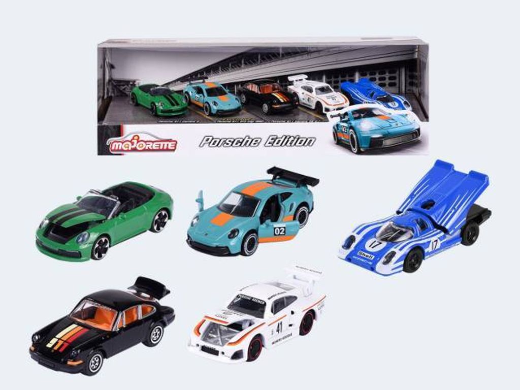 Majorette Porsche Motorsport 5 Pieces Giftpack