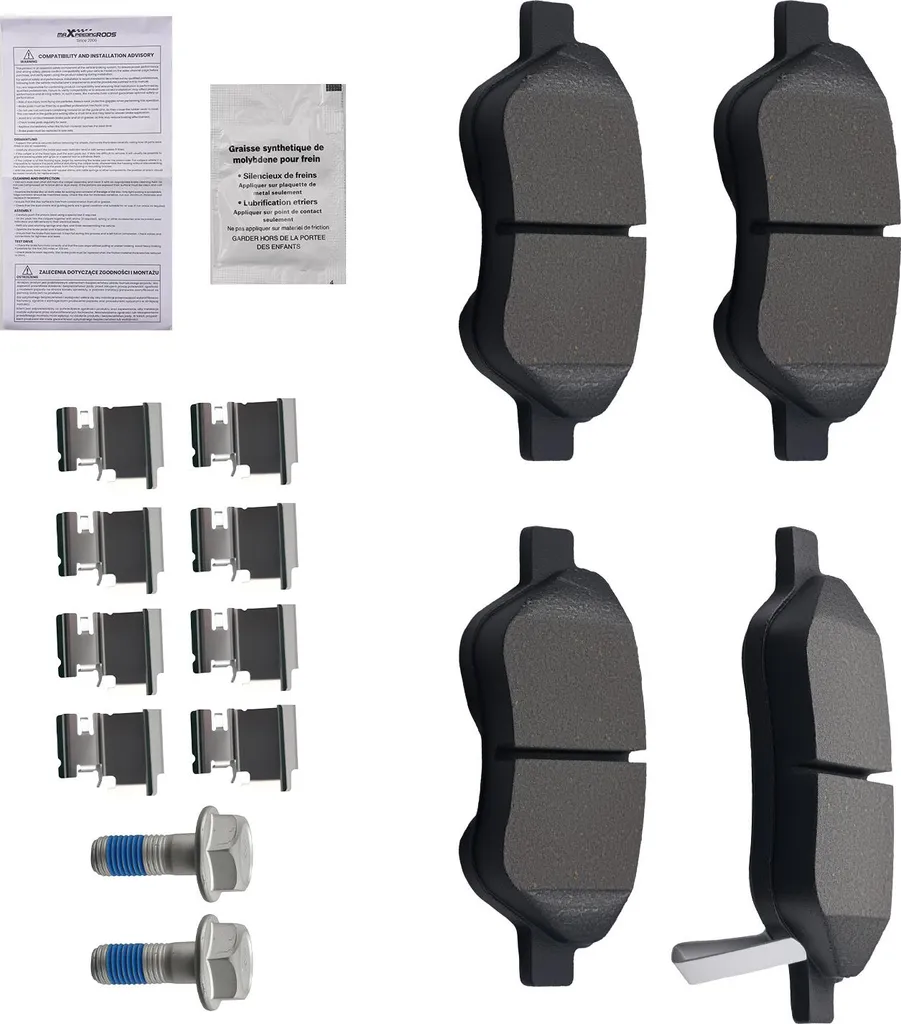 Jeu de plaquettes de frein pour Opel Corsa D et Adam - Freinage avant 53mm