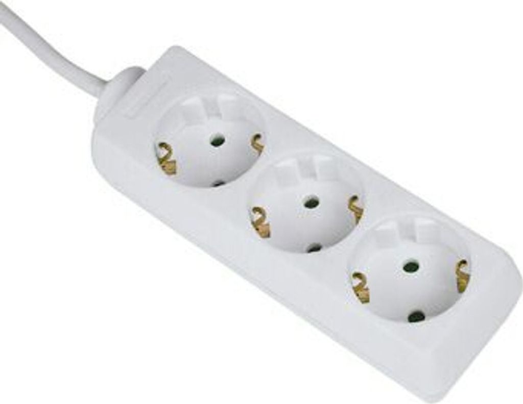 Hama 00030569, 3 AC-Ausgänge, 230 V, 3500 W, Weiß, Produktbild 