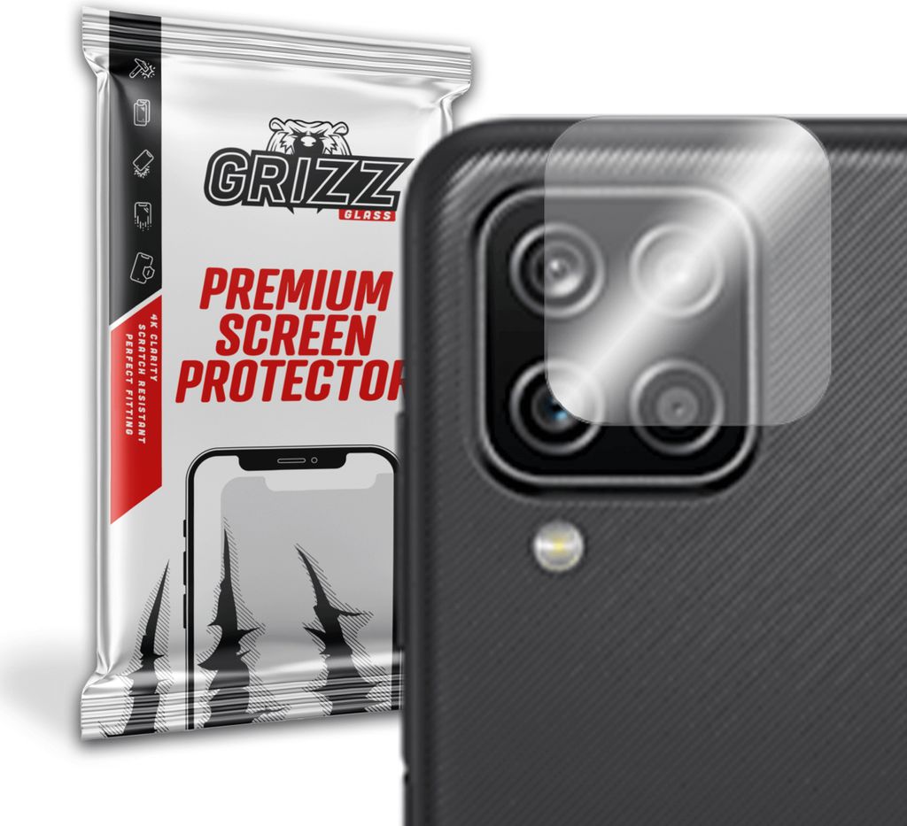 Glas für die GrizzGlass HybridGlass Kamera für Samsung Galaxy A12