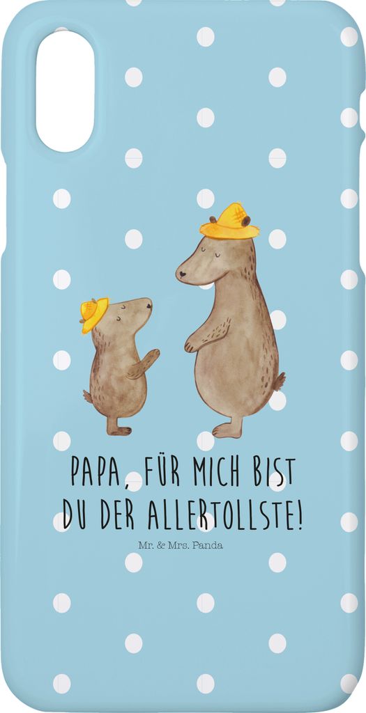 Mr. & Mrs. Panda Iphone 10 Handyhülle Bären mit Hut - Produktbild 