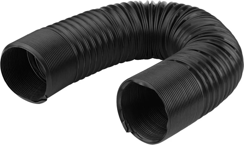 Tuyau admission d'air 63mm flexible universel pour moteur modifié noir