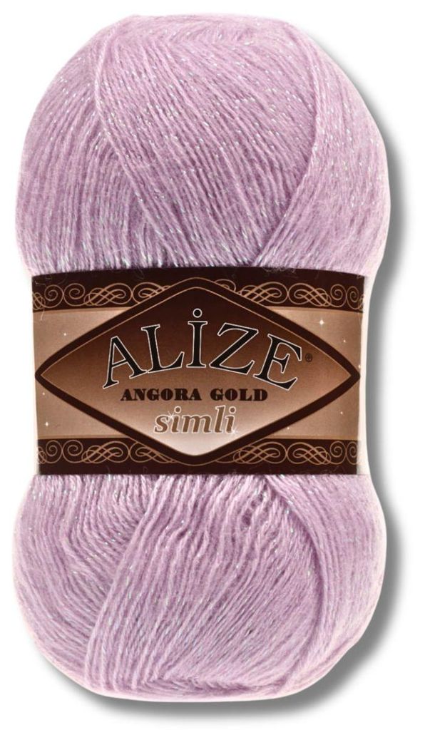 Alize 1x 100g Angora Gold Simli Wolle mit Glitzer, Uni, Häkeln, Stricken (27)