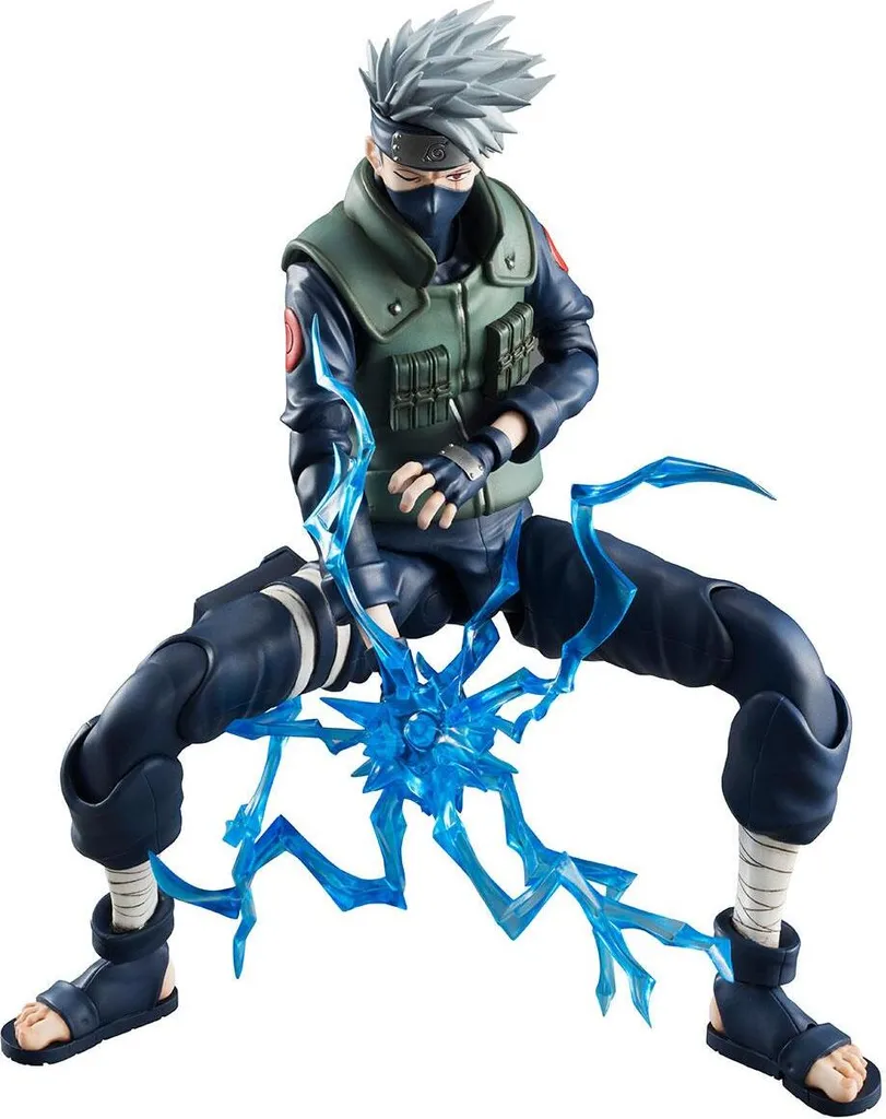 Figurine de collection Kakashi Hatake Naruto Shippuden articulée 24 cm