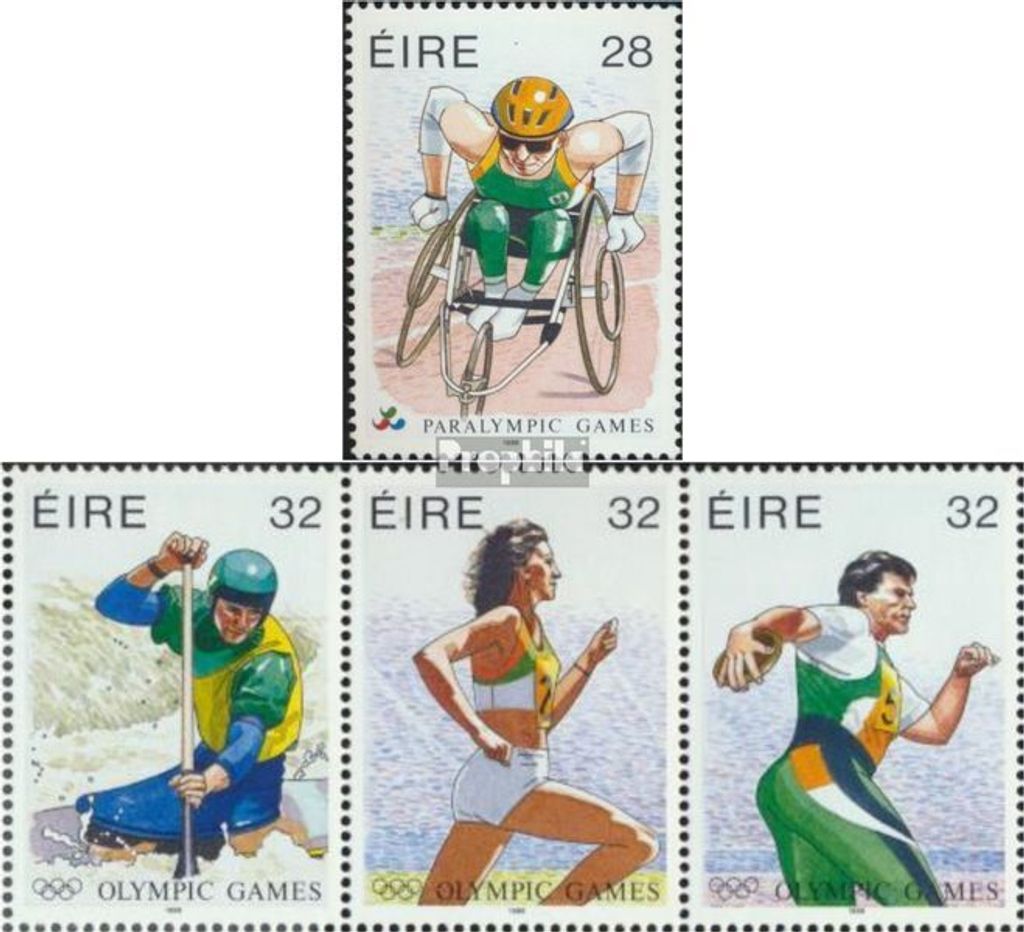 Briefmarken Irland 1996 Mi 930,931-933 Dreierstreifen (kompl.Ausg.) postfrisch Olympische Sommerspiele