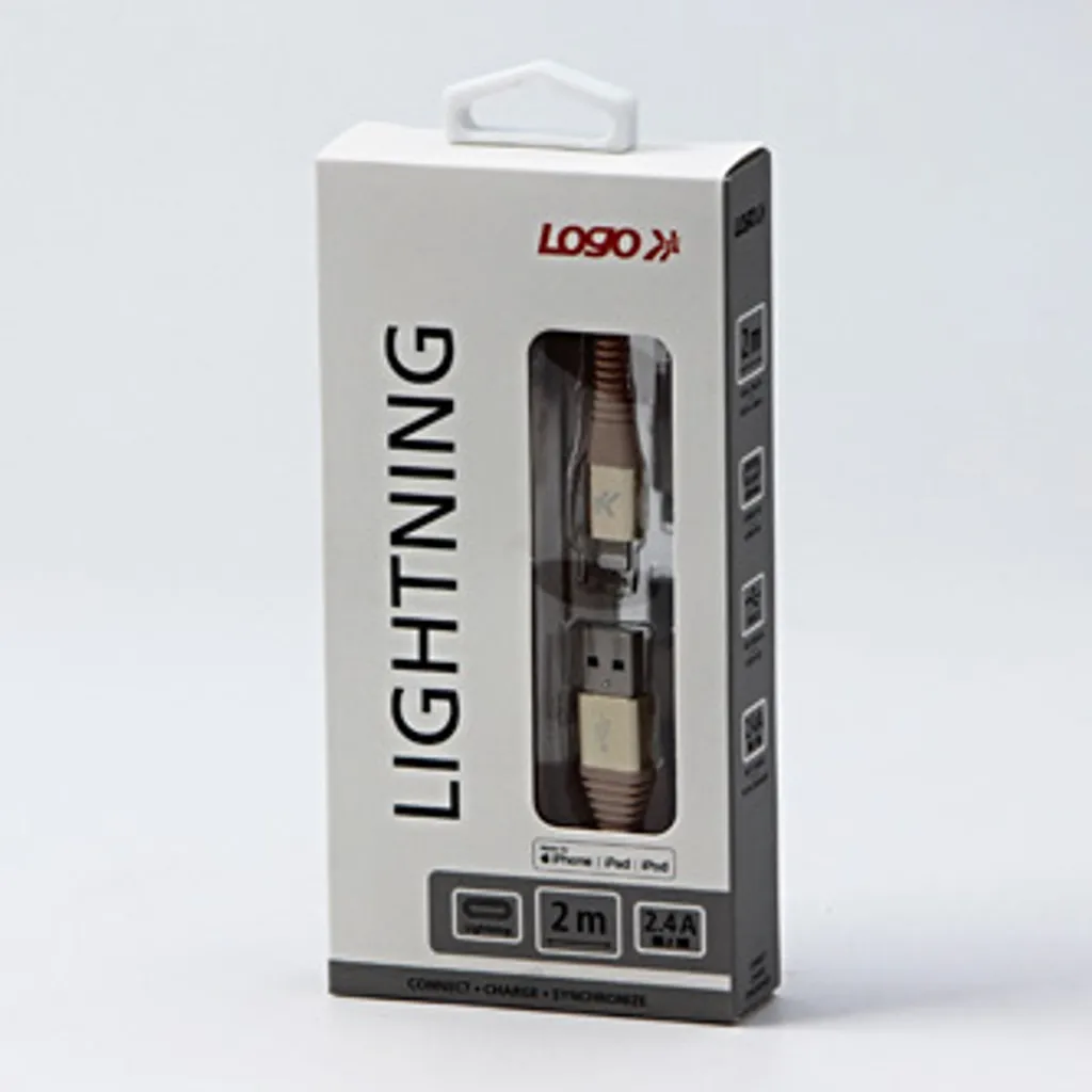 Cavo Lightning 2m Oro Nylon MFi - Qualità Professionale Certificata - 3