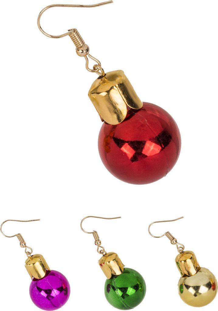 OOTB Ohrringe Weihnachtskugeln