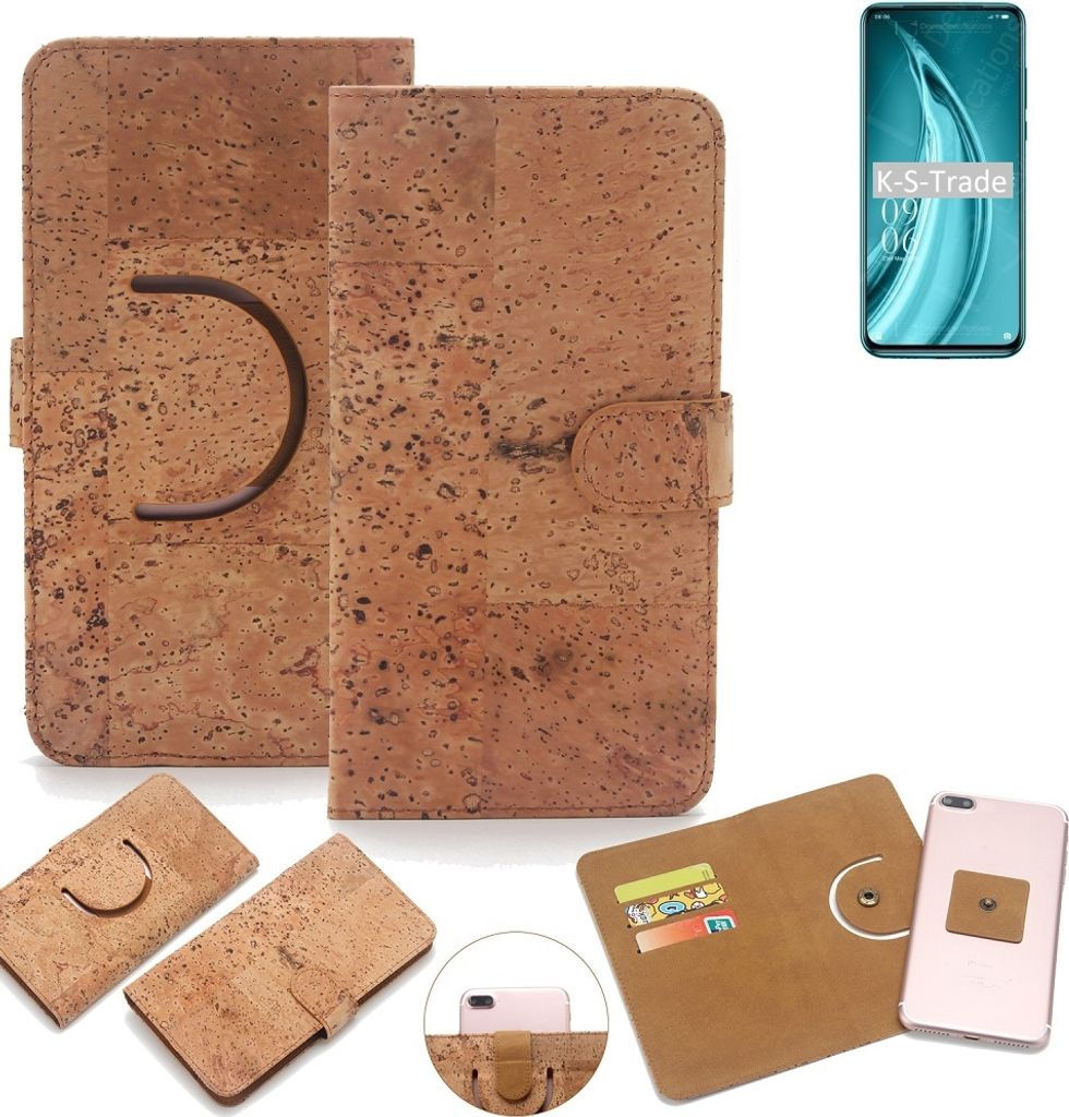 K-S-Trade Handy Hülle Schutz Hülle kompatibel mit Elephone PX Pro Handyhülle Schutzhülle Korkhülle Kork-Hülle 1x