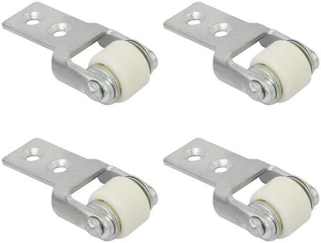 Kit de roulettes coulissantes en nylon pour meubles et tables - Lot de 4