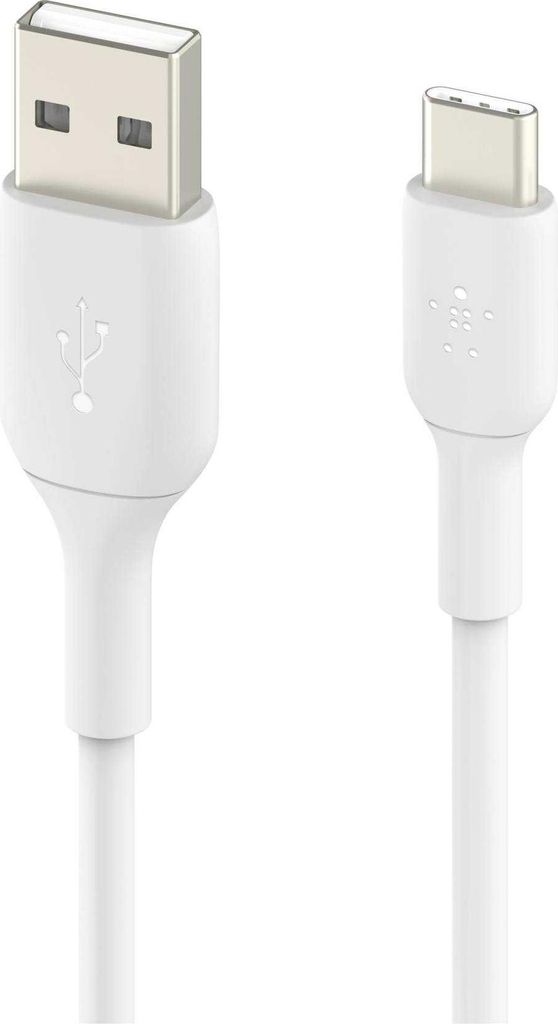 Belkin BoostCharge, 1 m, USB A, USB C, Weiß Produktbild 