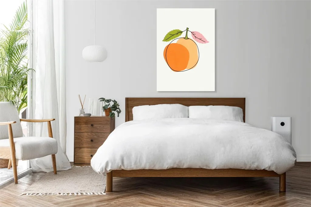 Quadro 70x100cm Moderno Frutta E Arancia E Pop Art Vintage - 3