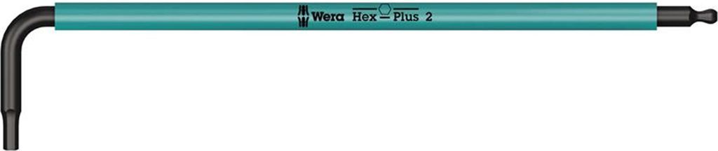 WERA Innensechskant-Winkelschlüssel SW 2,0 101 x 16 mm