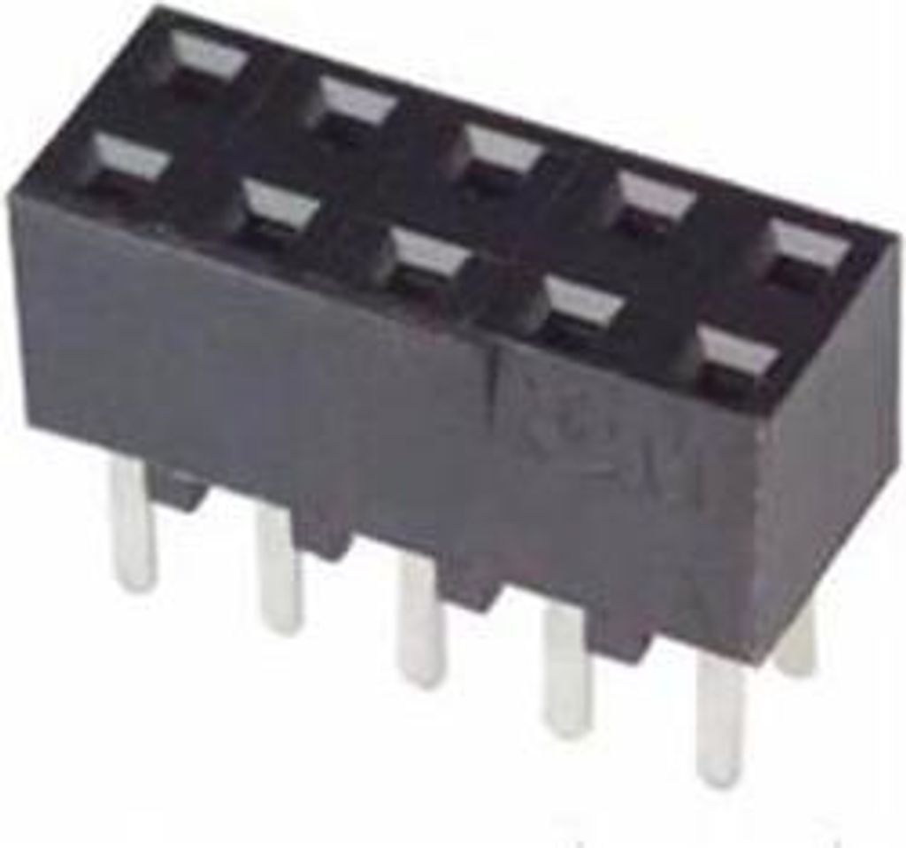 Buchsenleiste 2.0mm, 2-Reihig, 3mm Pinlänge : 2*5P Ausführung: 2*5P