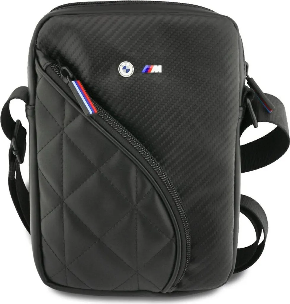 Sacoche BMW Noir avec Serrure d'Épaule - Protection Tablette 8 Pouces