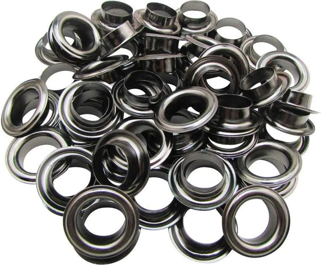 Lot de 50 œillets métalliques 20mm pour bâche et rideaux - Style vintage