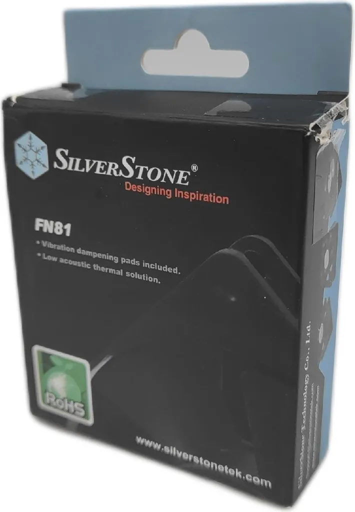 Refroidissement boîtier PC 80mm SilverStone FN81 pour usage intensif