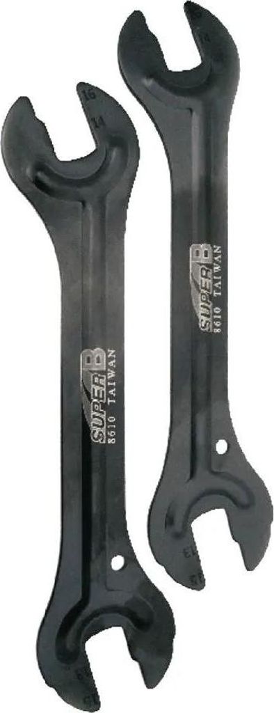 Super B Doppel-schraubenschlüsselsatz Für Naben 13/14/15/16 Mm Silber Silber One Size