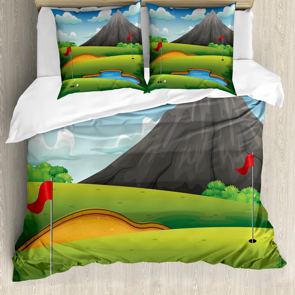 Housse de couette hypoallergénique Golf 200x200 cm contre les acariens