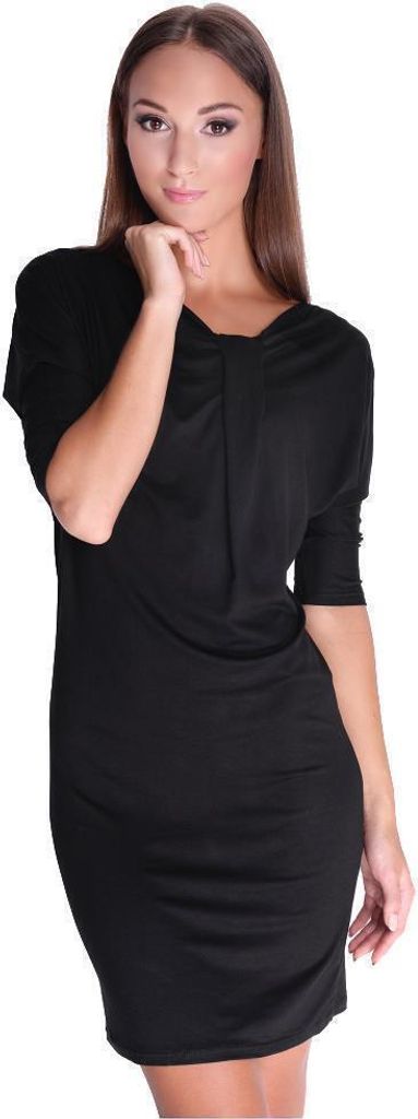 Damen Kleid Mini-Kleid Elegant ; Schwarz/S/M 36/38