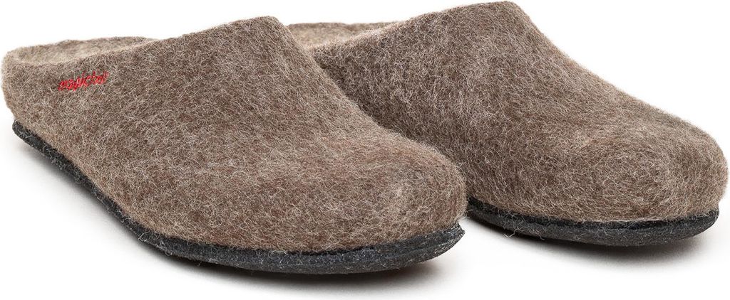 Magicfelt Filz Pantoffeln Aus 100% reiner Wolle, Rutsch- und wasserfeste Sohle, Anatomisch geformt