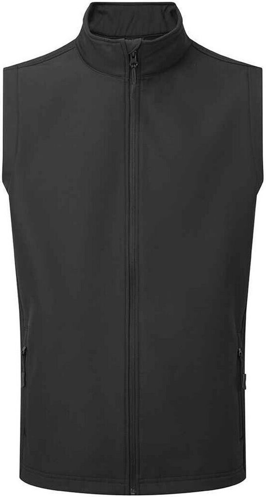Premier - "Windchecker" Weste windbeständig für Herren PC5165 (5XL) (Schwarz)
