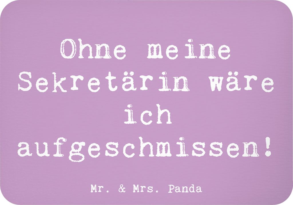 Mr. & Mrs. Panda magnet Spruch Sekretärin Helfer - Lavendeltraum - Geschenk, Berufe, whiteboardmagnet, meine, Berufsleben, Arbeitsatmosphäre, Pin...