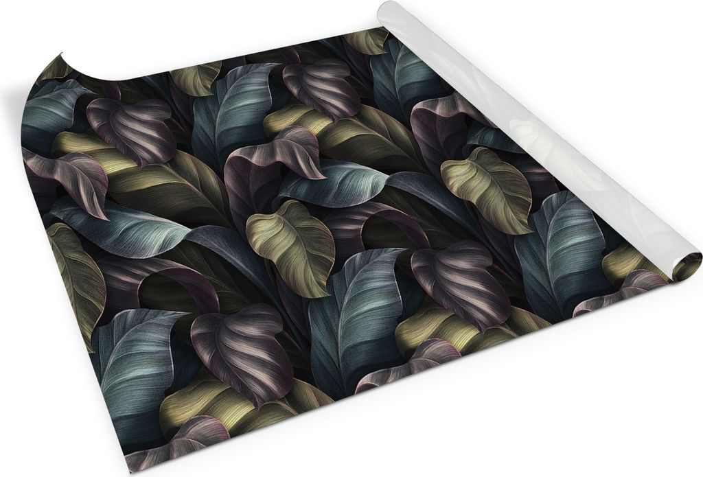 Monstera-weinrebe– Möbelfolie selbstklebend – PVC Klebefolie für Möbel – Küche – Schränke – Möbelrenovierungsfolie – Möbeldekorf...
