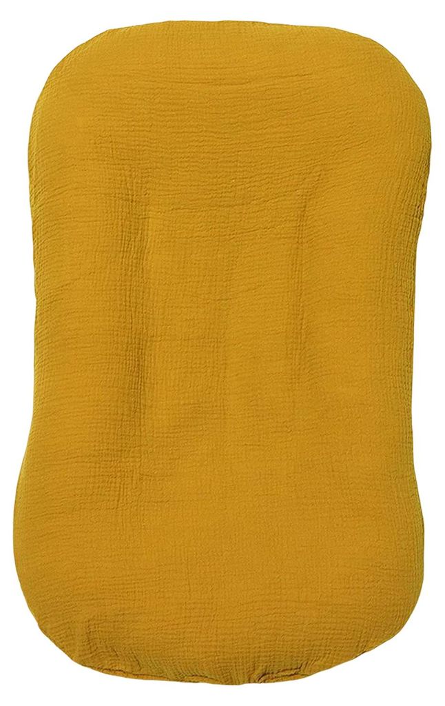 Leichte Babyliege mit abnehmbarem Bezug, Babynest für Neugeborene, ideal für die Bauchlage, als Babyliege für Zuhause oder als Couch.