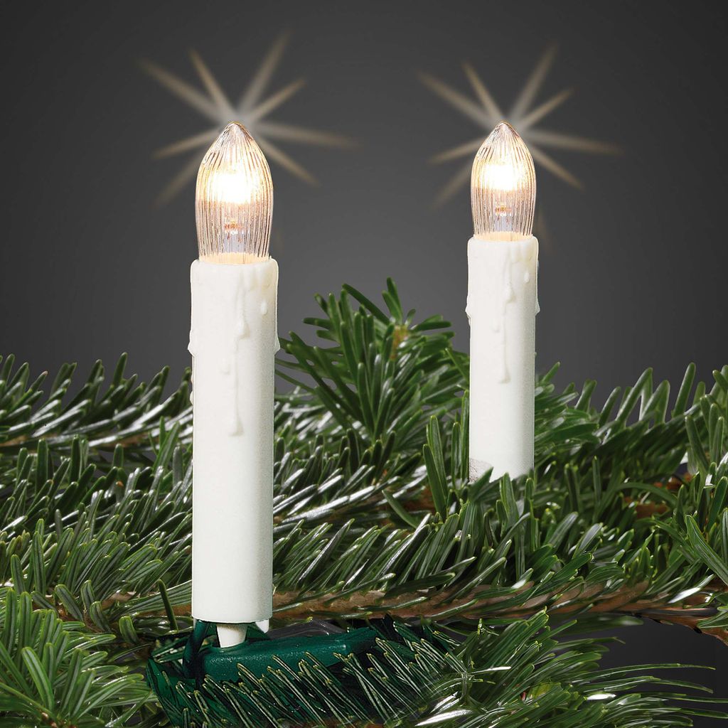 Lichterkette Kerzen innen, 10 Lichter, Lichtlänge 360cm, Produktbild 