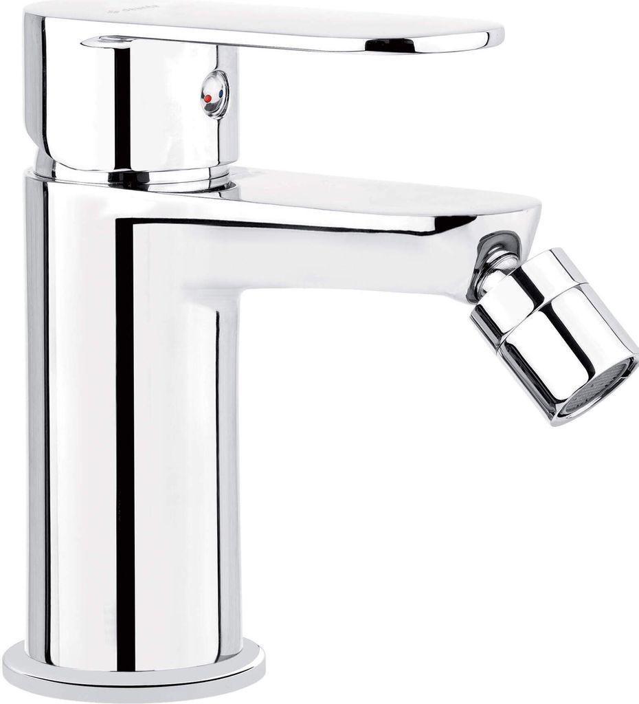 Moderne Bidetarmatur mit präziser Wassertemperaturregelung und Spritzschutz