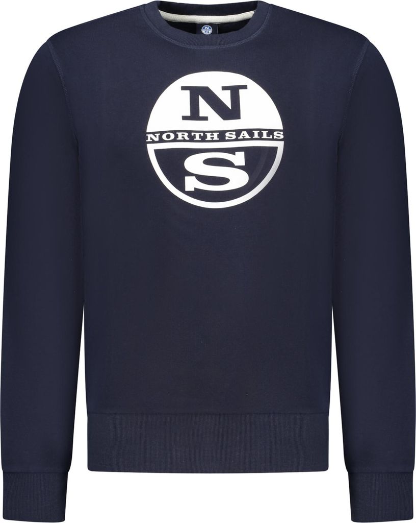 Blaues Herren-Sweatshirt ohne Reißverschluss – Lässig & Stilvoll