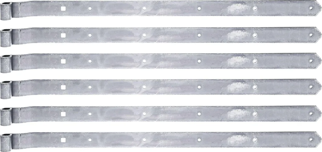 Charnière pour porte de grange et garage Alberts 782x40mm - Lot de 6