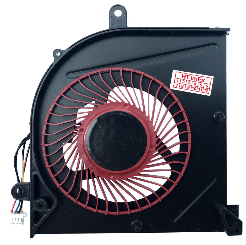 CPU version - Lüfter Kühler 4-Pin stecker FAN cooler für MSI GS73 8RF (MS-17B7)