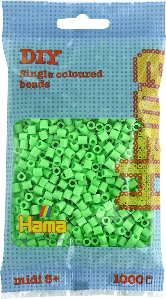 HAMA-Perlen Pastellgrün 1000Stück, 1Beutel Produktbild 