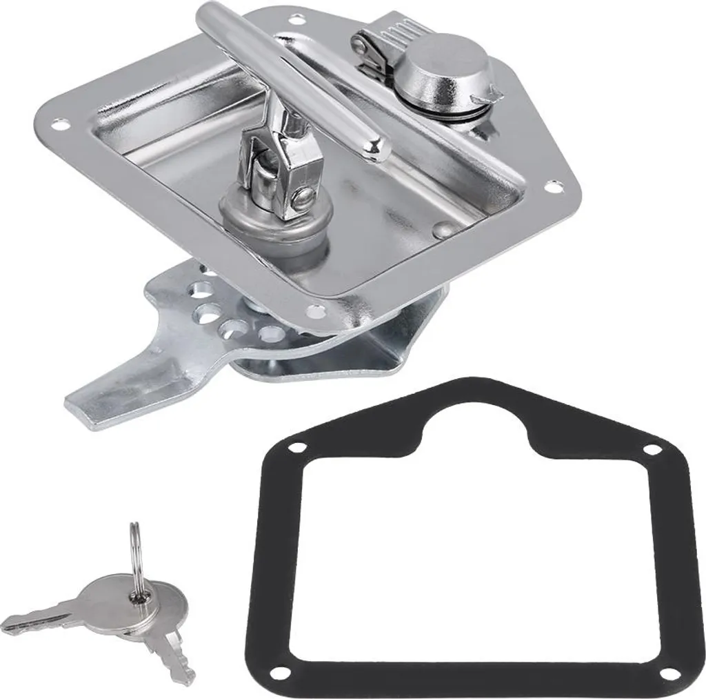 Poignée de fermeture en T articulée haute sécurité pour boîte à outils