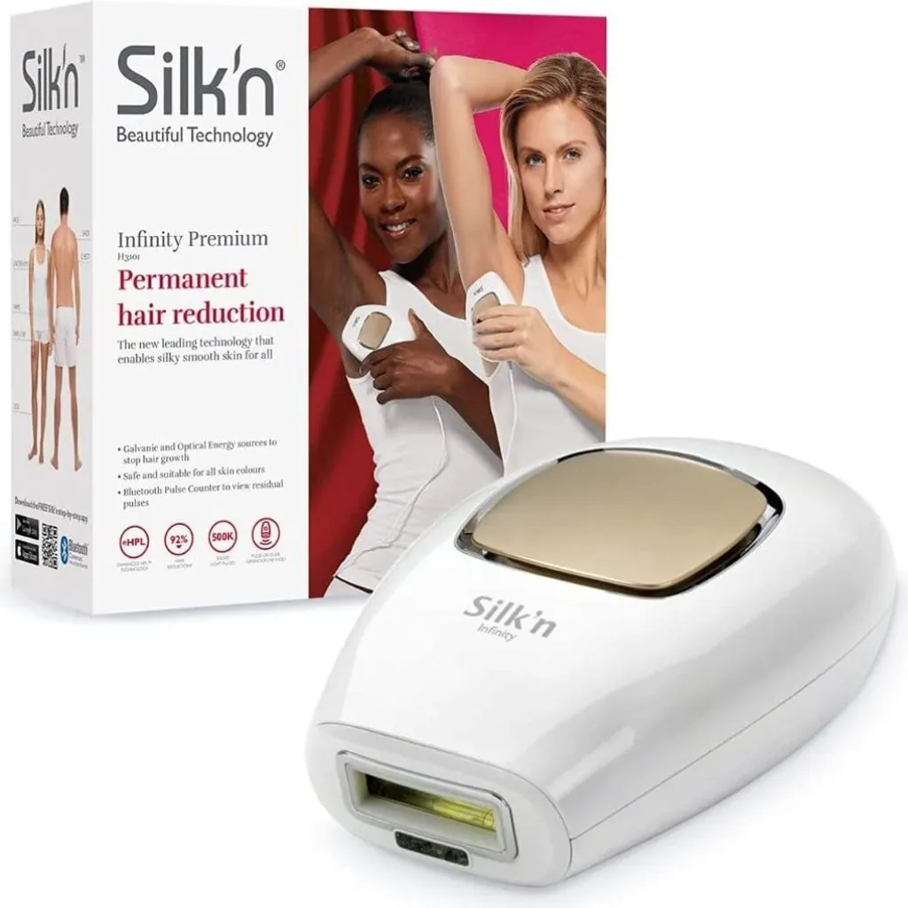 Épilateur lumière pulsée Silk'n Infinity Premium 500.000 flashs blanc