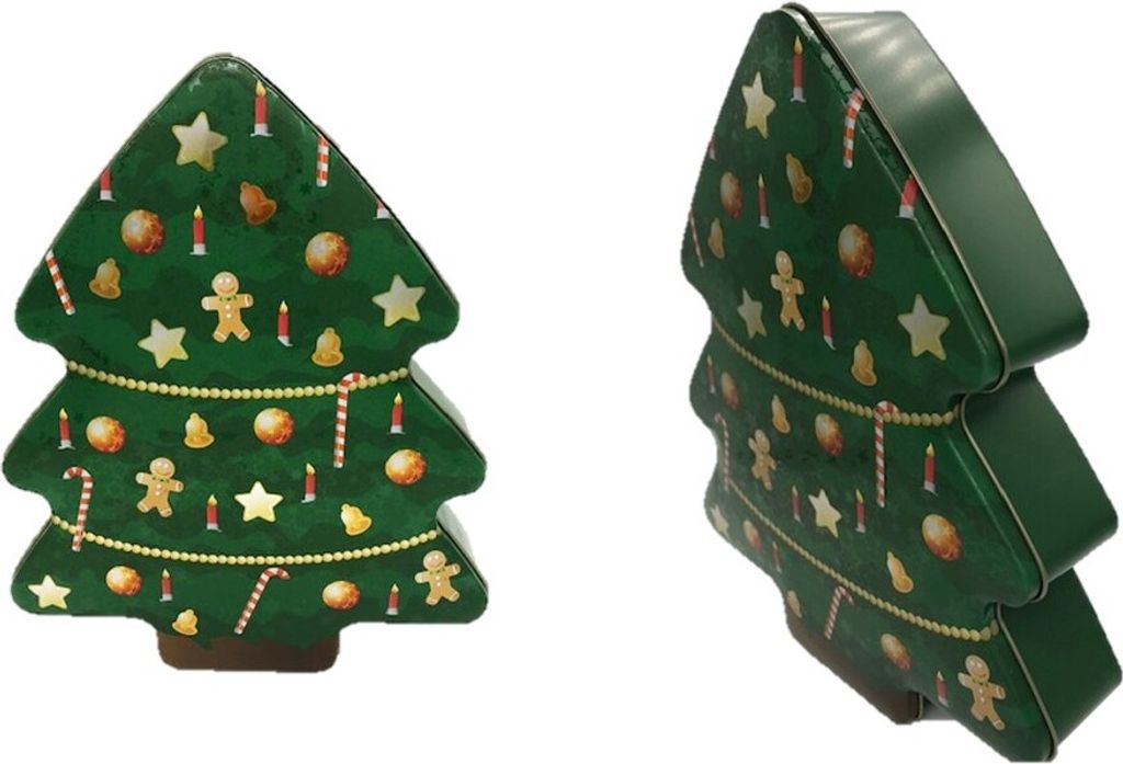 Keksdose Weihnachten Plätzchendose Tanne