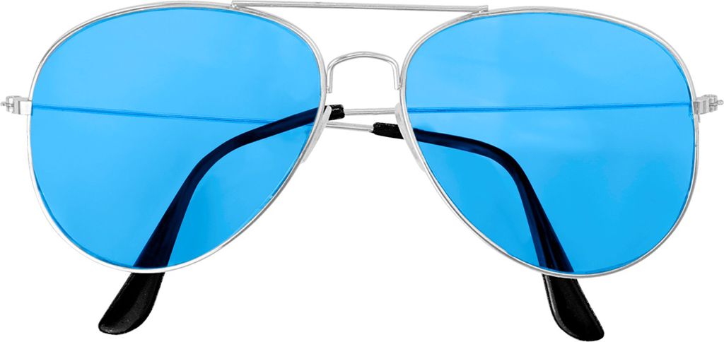 Pilotenbrille mit getönten Gläsern | Blau Produktbild 