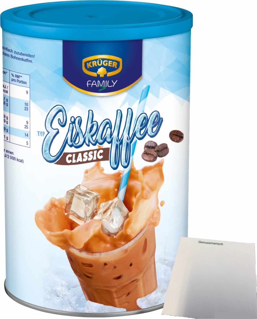 Krüger Family Eiskaffee Classic (275g Dose) + usy Block Produktbild 