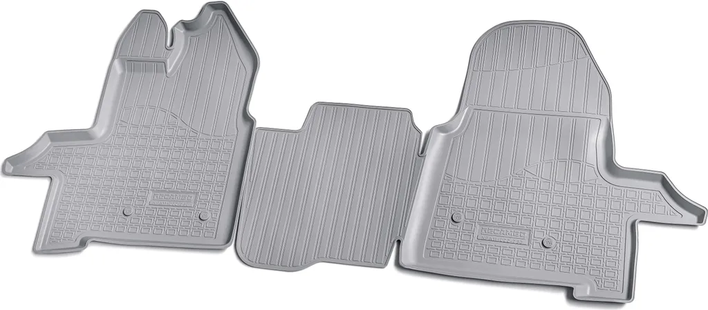 Tappetini Gomma Ford Transit 2014-2026 | Grigio su Misura Anteriori