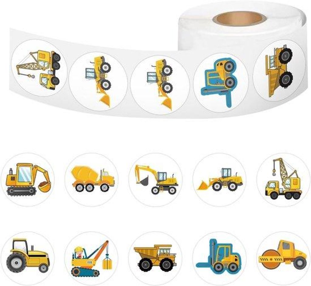 Bauernhof-Set - 500 Stück Bauernhof-Sticker für Kinder, 3D-Sticker, Bauanleitungen, Deko.