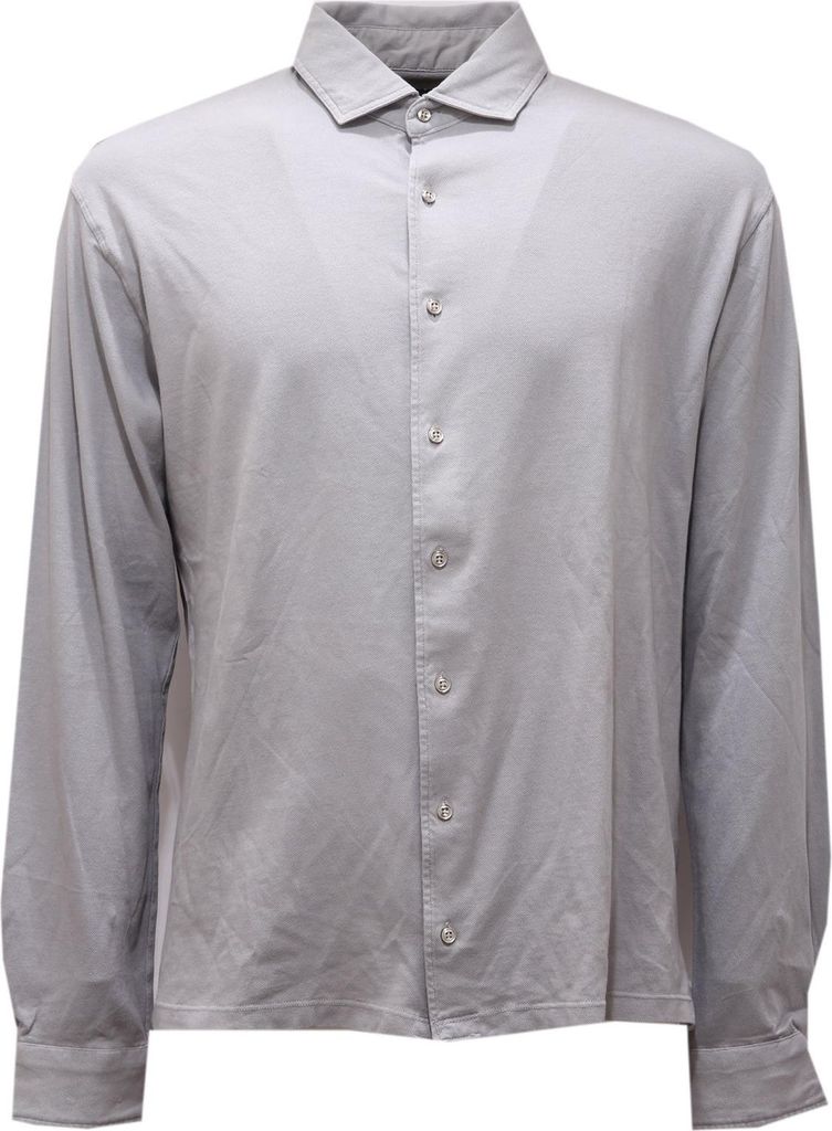 0815AG polo camicia uomo LIU-JO regular fit grey Baumwolle polo shirt man