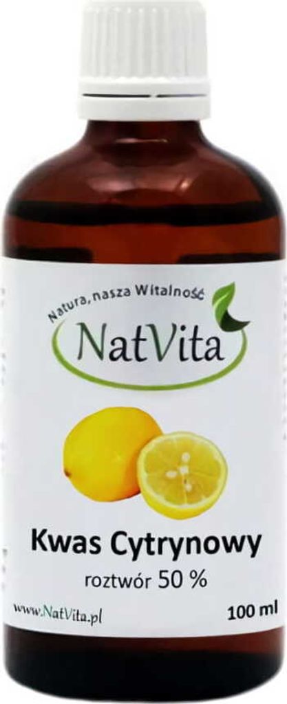 Zitronensäure 50% 100ml NatVita Produktbild 