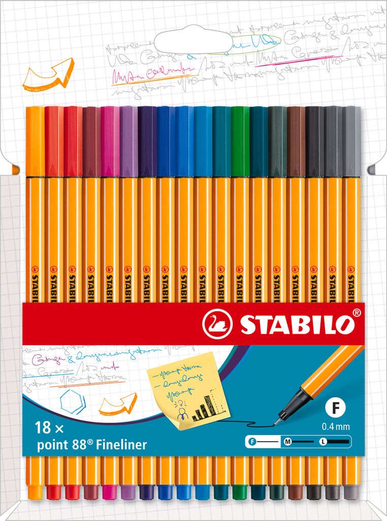 STABILO point 88 18er Karton-Etui Standard Image du produit 
