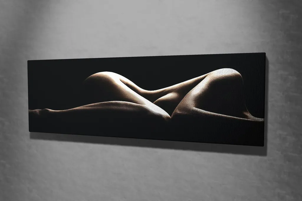 Wallity PC230-VGA1442 Tableau sur Toile Coloré Déco Murale 30 x 80 cm