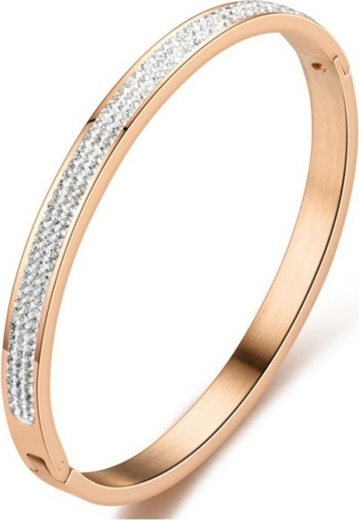 Ulrica Armband - Elegantes Golden/Rosa Damenarmband aus Edelstahl KP21037