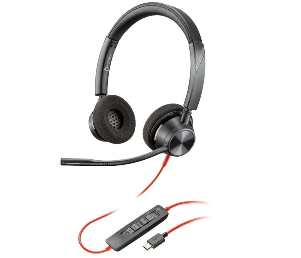 Casque télétravail Poly Blackwire 3325 USB-C compatible Teams et PC/Mac - 9