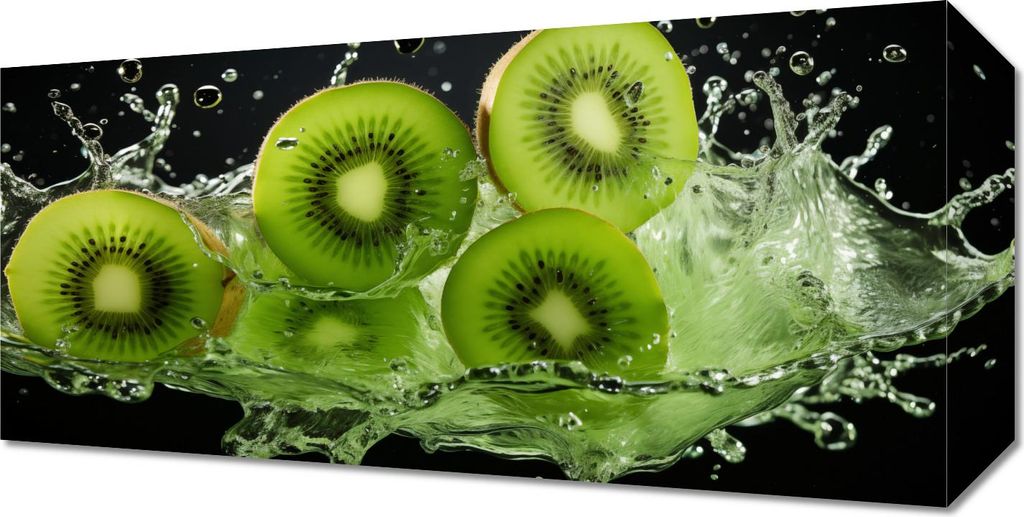 Bild 40x20cm Kiwi Energie